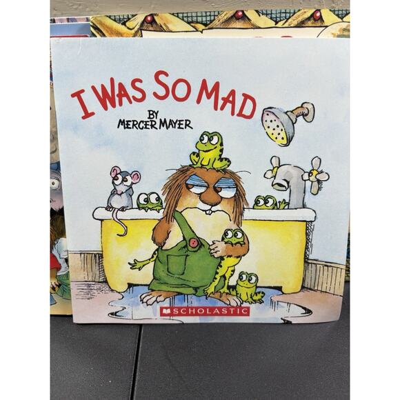 6 Mercer Mayer Little Critters Books: Just For You, I Was So Mad, Just Go To Bed - Picture 7 of 7